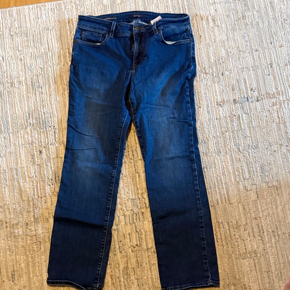 NYDJ Men's Dark Blue Straight Jeans